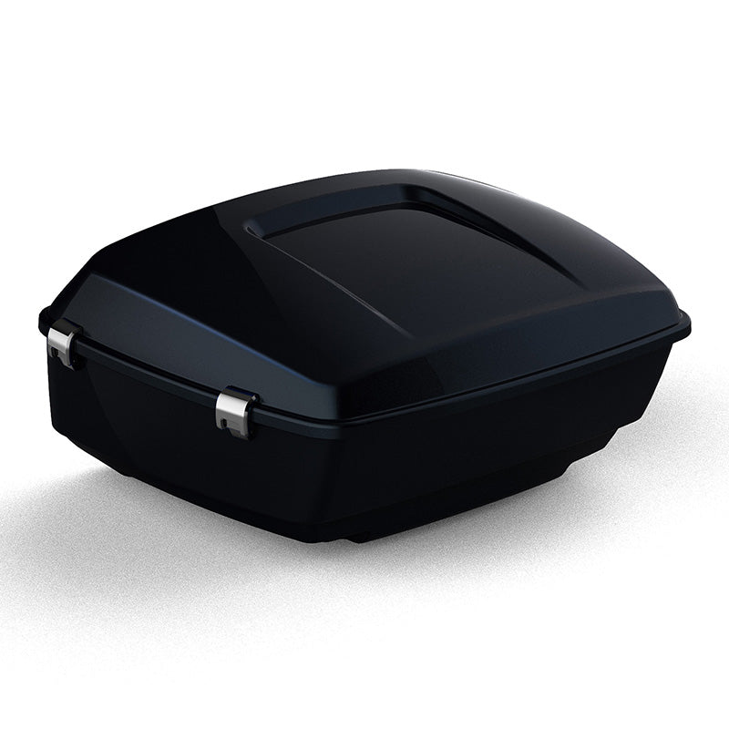 HR3 Mako Shark Fade 13.7" King Size Touring Trunk Luggage For 14-24 Harley Touring
