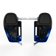 HR3 Mako Shark Fade Vented Lower Fairing Kit For Harley Touring Models 2014-2023 (Fits water cooled models)