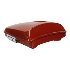 HR3 Pearl Red & Dark Alloy 5.5" Razor Style TTouring Trunk Luggage For 14-24 Touring