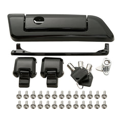 HR3 Black Pack Trunk Latch Hinges Fit For Harley Tour Pak Touring FLHT FLHTCU 14-23