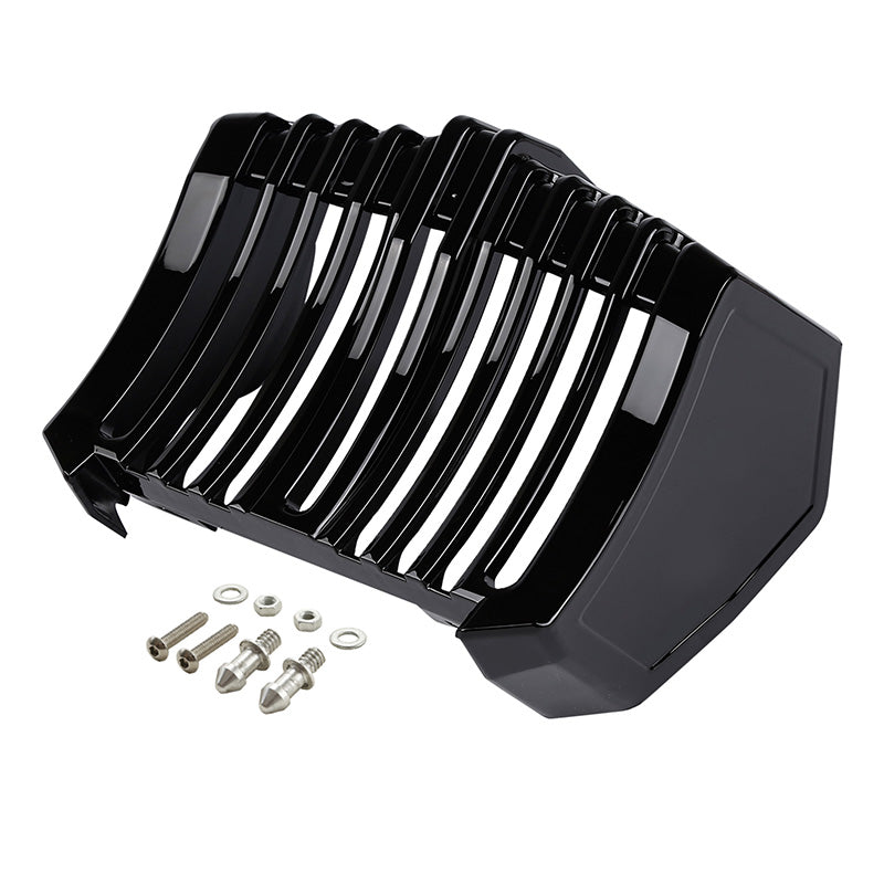 HR3 Vivid Black Harley Oil Cooler Cover For Harley Touring 2017-2023