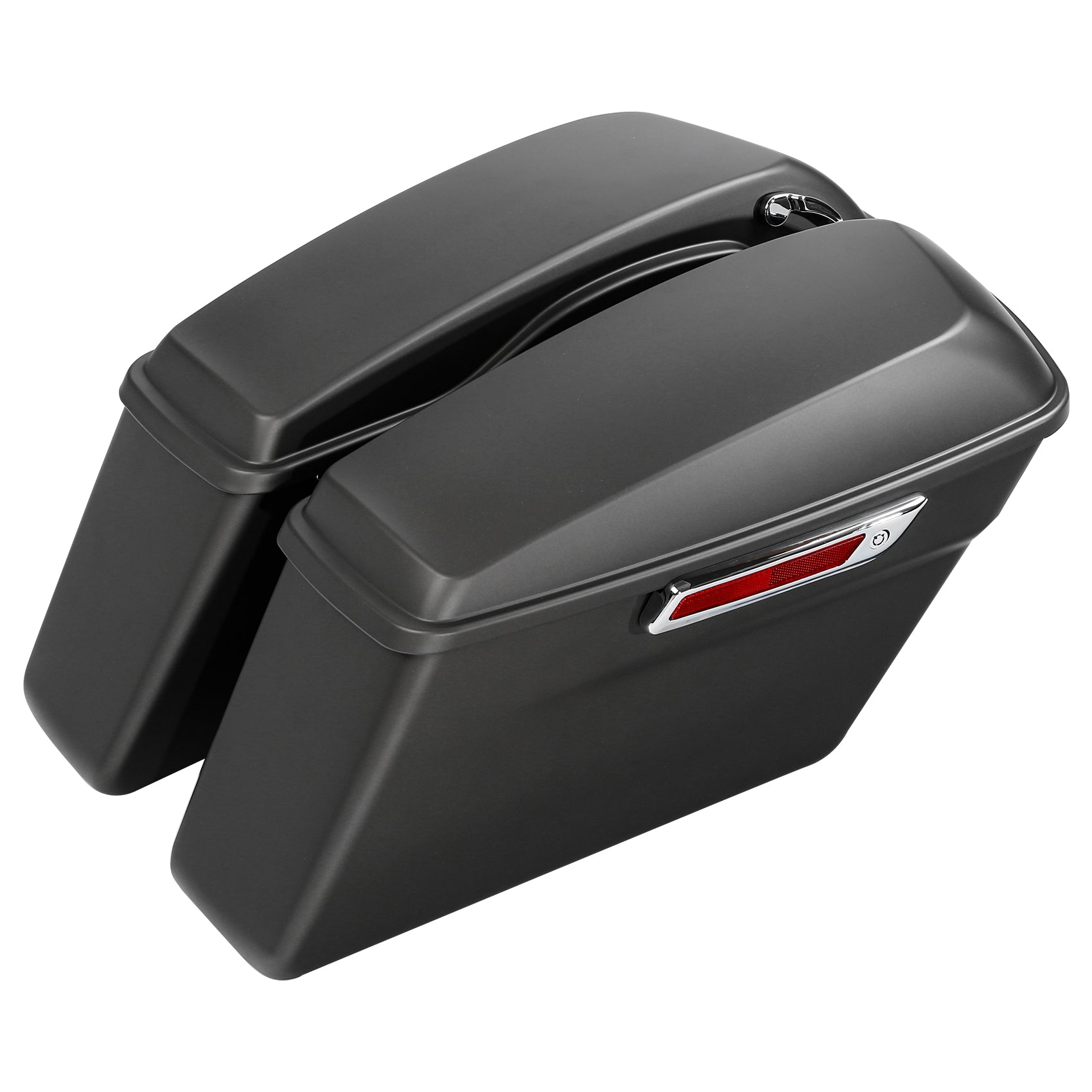 HR3 Industrial Gray Denim Hard Saddlebags (Regular) For 14-23 Harley Touring