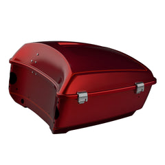 HR3 Mysterious Red Sunglo King Size Touring Trunk Luggage with Speaker Cut Outs For 15-24 Harley Touring