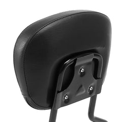 C.C. RIDER Sissy Bar Backrest Pad Mounting Piece Black Plate Hardware Kit