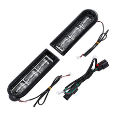 CUSTOM CHROME Saddlebag Filler Support w/ LED Light Fit For Harley Touring '14-'24