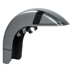 HR3 Industrial Gray & Silver Gray Motorcycle 18" Wide Tire Front Mudguard Fender For Harley Touring Models 2014-2023