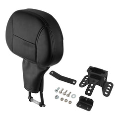 C.C. RIDER Rider Backrest 2 Up Seat Driver Backrest Pad For Harley Touring CVO Street Glide Road Glide Electra Glide Road King, 1988-2025