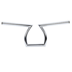 Custom Chrome 1" Handlebar Z style Gloss Black Chrome Fits For Harley Chopper Bobber Softail Dyna Sportster Black