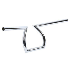 Custom Chrome 1" Handlebar Z style Gloss Black Chrome Fits For Harley Chopper Bobber Softail Dyna Sportster Black
