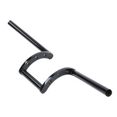 Custom Chrome 1" Handlebar Z-Bar Chrome Matte Black Fits For Harley Chopper Bobber Softail Dyna Sportster Chrome