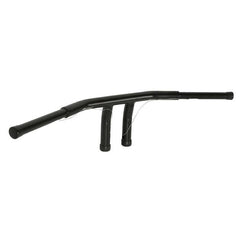 Custom Chrome 6" Rise 1 1/4" T-Bar Handlebars Bar Matte Black Fits For Harley Softail Chopper Custom Black