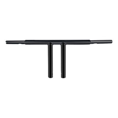 Custom Chrome 10" Rise 1-1/4"T-Bar Handlebars Bar Matte Black Fits For Harley Softail Chopper Custom Black