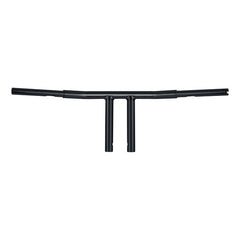 Custom Chrome 10" Rise 1-1/4"T-Bar Handlebars Bar Matte Black Fits For Harley Softail Chopper Custom Black
