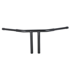 Custom Chrome 12" Rise 1-1/4"T-Bar Handlebars Bar Matte Black Fits For Harley Softail Chopper Custom Black