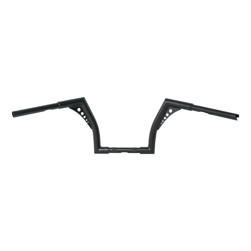 Custom Chrome 1-1/4" Fat 10" Rise Handlebar Bar Fit For Harley Softail Dyna Sportster XL Black