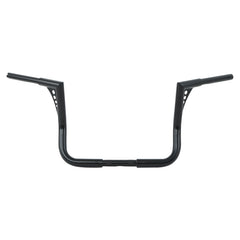 Custom Chrome 1-1/4" Fat Handlebar 12" Rise Ape Hanger Bar Matte Black Chrome Fit For Harley Touring Bagger