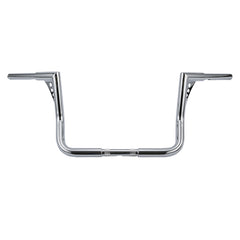 Custom Chrome 1-1/4" Fat Handlebar 12" Rise Ape Hanger Bar Matte Black Chrome Fit For Harley Touring Bagger