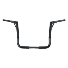 Custom Chrome 1-1/4" Fat Handlebar 14" Rise Ape Hanger Bar Matte Black Pearly Chrome Fit For Harley Touring Bagger
