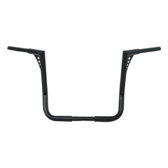 Custom Chrome 1-1/4" Fat Handlebar 16" Rise Ape Hanger Bar Matte Black Chrome Fit For Harley Touring Bagger