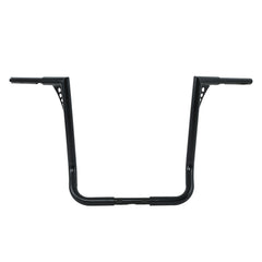 Custom Chrome 1-1/4" Fat Handlebar 18" Rise Ape Hanger Bar Matte Black Chrome Fit For Harley Touring Bagger