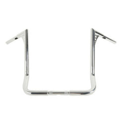 Custom Chrome 1-1/4" Fat Handlebar 18" Rise Ape Hanger Bar Matte Black Chrome Fit For Harley Touring Bagger