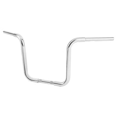 Custom Chrome 1-1/4" Ape Hangers 14" Rise Handlebar Matte Black Chrome Fit For Harley Softail Sportster XL