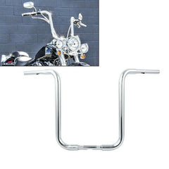 Custom Chrome 1.25" Ape Hangers 18" Rise Handlebar Chrome Matte Black Fit For Harley Softail Sportster XL