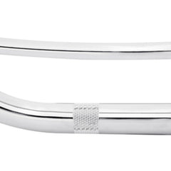 Santee 1" Hollywood Handlebar 4" Rise Matte Black Chrome Fit For Harley Custom