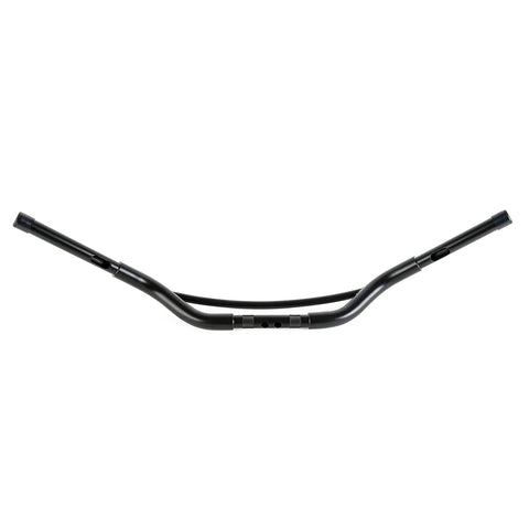 Santee 4" Rise 1-1/4'' Fat Hollywood Handlebars Chrome Matte Black Fit For Harley FLSTC FLSTF