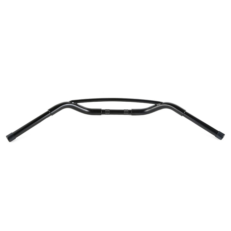 Santee 4" Rise 1-1/4'' Fat Hollywood Handlebars Chrome Matte Black Fit For Harley FLSTC FLSTF