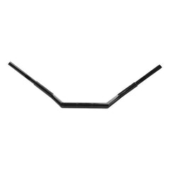 Santee 1-1/4" Low Rise Z Bar 8" Rise Handlebar Gloss Black Chrome Fit For Harley Road Glide Road King