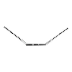 Santee 1-1/4" Low Rise Z Bar 8" Rise Handlebar Gloss Black Chrome Fit For Harley Road Glide Road King