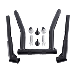 Santee 12" Rise Adjustable Ape Hanger Handlebar Matte Black Fit For Harley Dyna FLD