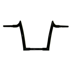 Santee 1-1/4" Fat 14" Rise Handlebar Gloss Black Chrome Fit For Harley Big Twin Sportster FLHR