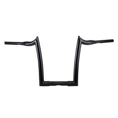 Santee 1-1/2" Fat 16" Rise Handlebar Gloss Black Chrome Fit For Harley Big Twin Sportster FLHR