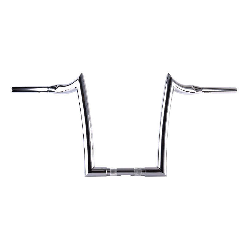 Santee 1-1/2" Fat 16" Rise Handlebar Gloss Black Chrome Fit For Harley Big Twin Sportster FLHR