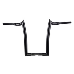 Santee 1-1/2" Fat 18" Rise Handlebar Gloss Black Chrome Fit For Harley Big Twin Sportster FLHR