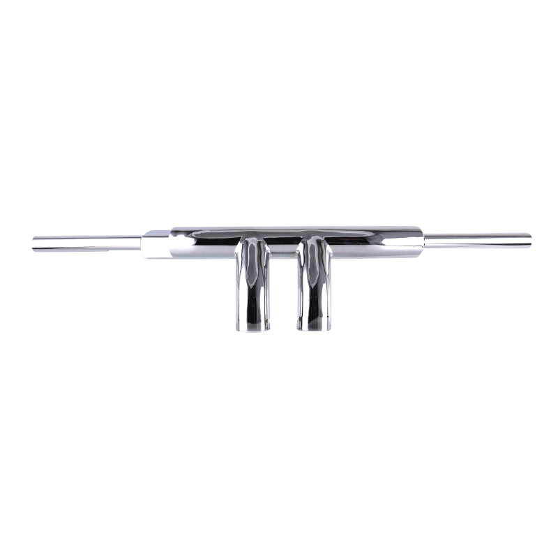 Santee 6" Rise 2" Fat Chrome T-Bar Handlebar Fit For Harley Softail Dyna 3.5" Spacing