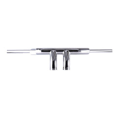 Santee 6" Rise 2" Fat Chrome T-Bar Handlebar Fit For Harley Softail Dyna 3.5" Spacing