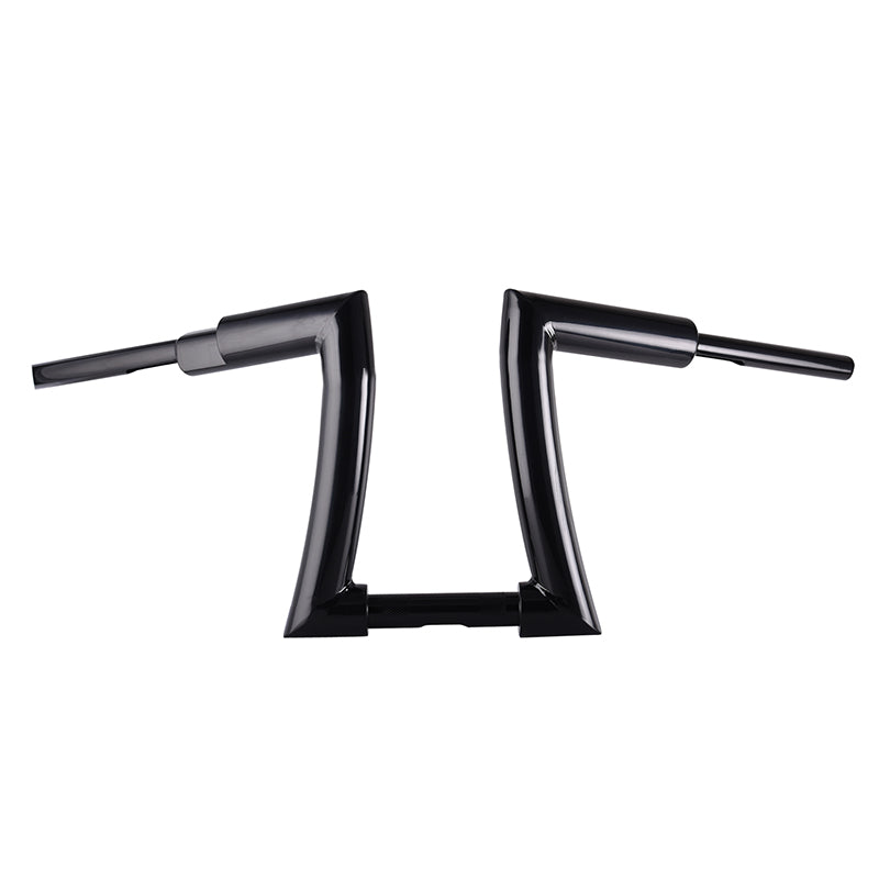 Santee Gloss Black 2" Fat 12” Rise Borrachos Handlebar Fit For Harley Softail Sportster