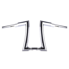 Santee Gloss Black Chrome 2" Fat 14” Rise Borrachos Handlebar Fit For Harley Dyna Sportster XL