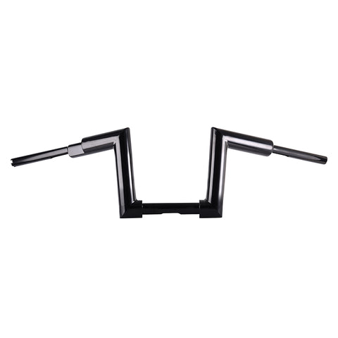 Santee Chrome Gloss Black 2" Fat 10” Rise Beefies Handlebar Fit For Harley Softail Sportster Dyna