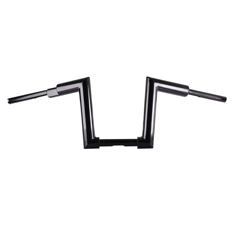 Santee Chrome Gloss Black 2" Fat 12” Rise Beefies Handlebar Fit For Harley Softail Dyna 1.25" Clamp