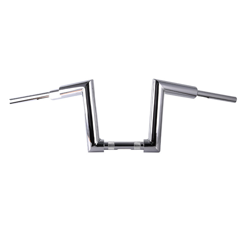 Santee Chrome Gloss Black 2" Fat 12” Rise Beefies Handlebar Fit For Harley Softail Dyna 1.25" Clamp