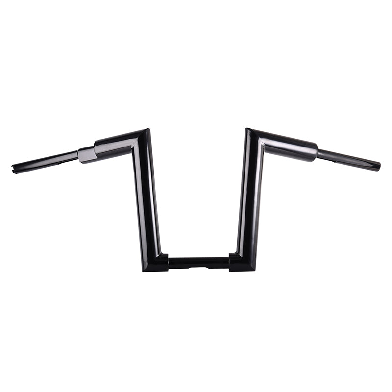 Santee Gloss Black 2" Fat 16 - Rise Beefies Handlebar Fit For Harley Softail Dyna 1.25" Clamp