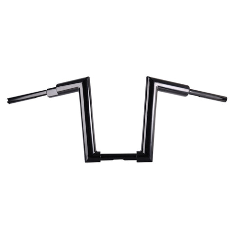 Santee Gloss Black 2" Fat 14” Rise Beefies Handlebar Fit For Harley Softail Dyna 1.25" Clamp