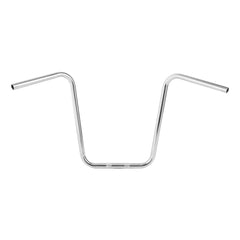 Santee 18" Rise Ape Hanger Handlebars Pre-Drilled Matte Black Chrome Fit For Harley 1'' Clamp