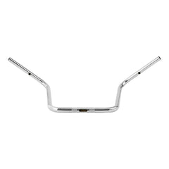 Santee 18" Rise Ape Hanger Handlebars Pre-Drilled Matte Black Chrome Fit For Harley 1'' Clamp