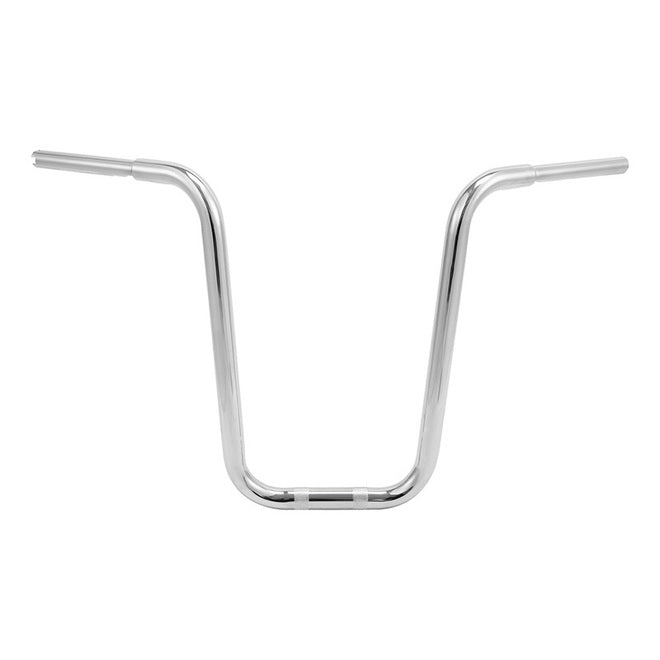 Santee 1-1/4" Ape Hanger Handlebar 18” Rise Fit For Harley Road King 14-up Matte Black Chrome