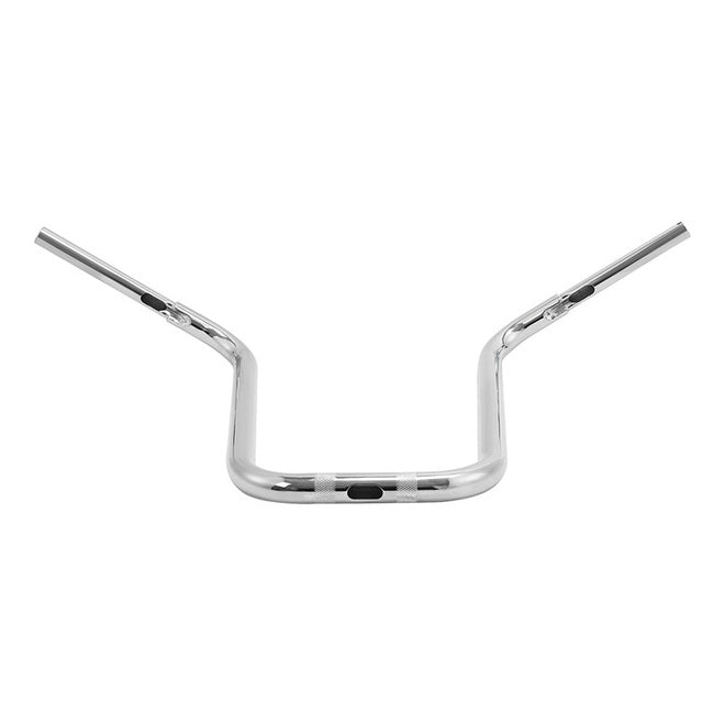 Santee 1-1/4" Ape Hanger Handlebar 18” Rise Fit For Harley Road King 14-up Matte Black Chrome